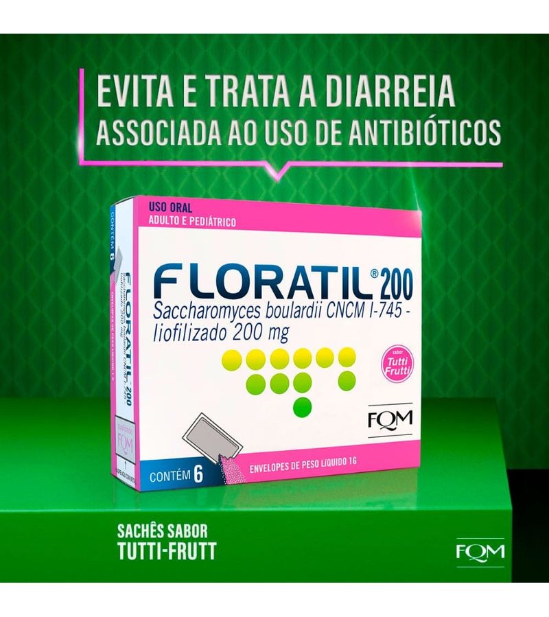 Floratil-Pediatrico-200mg-Com-6-Envelopes