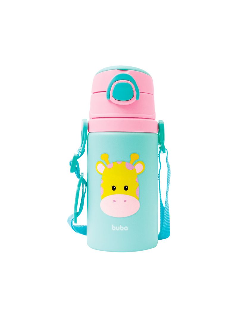 Garrafinha-De-Aluminio-Buba-450ml-Com-Canudo-Girafa