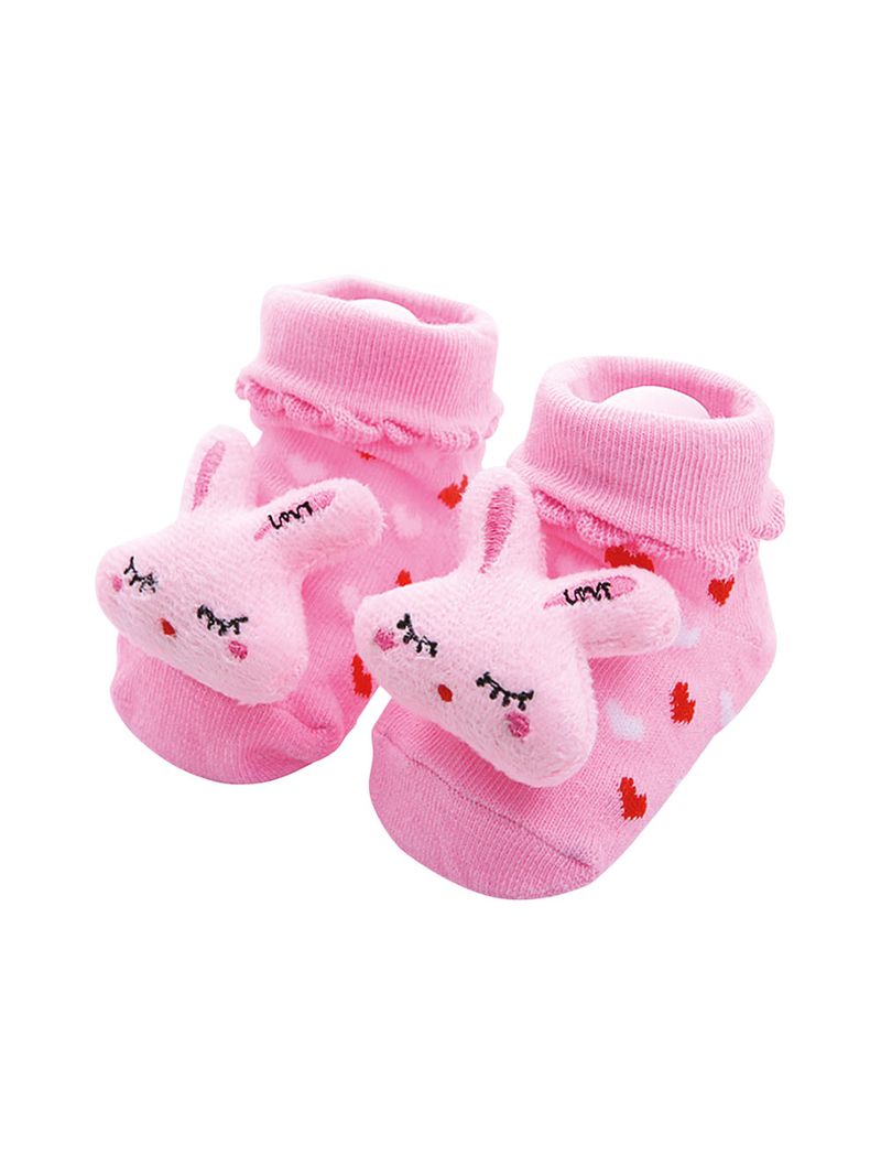 Meia-Adoleta-Bebe-Com-1-Par-Coelhinho-Rosa