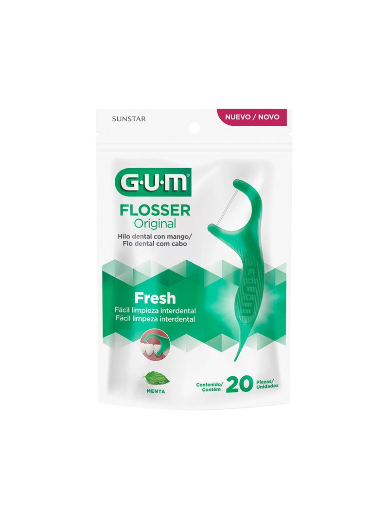 Fio-Dental-Gum-Flosser-Com-20-Com-Cabo-Fresh