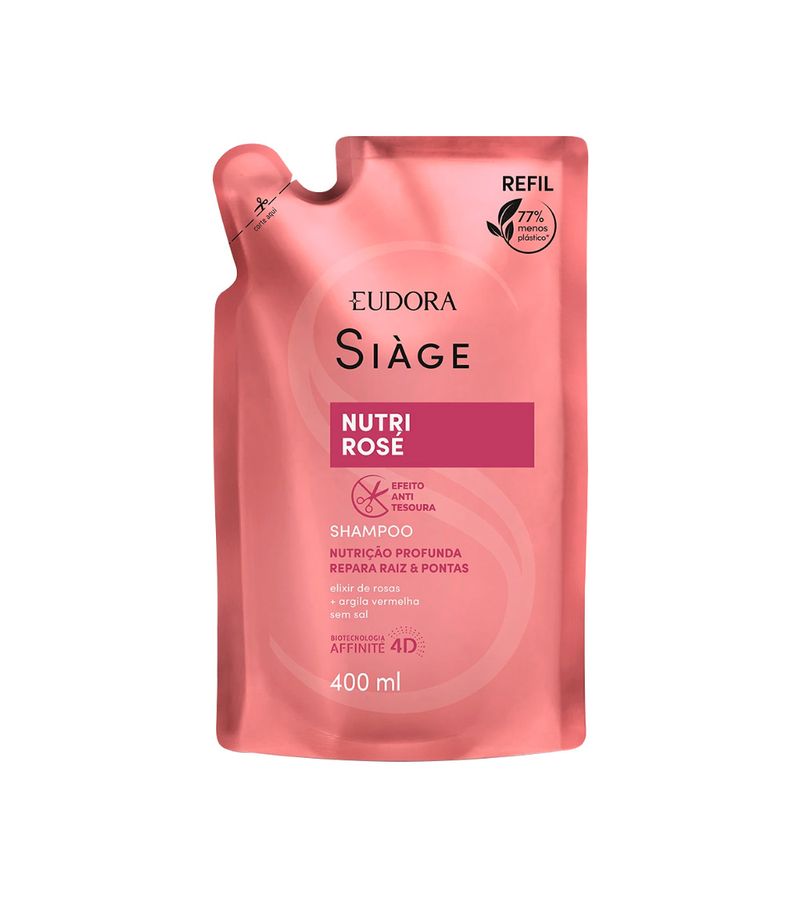 Shampoo-Siage-400ml-Nutri-Rose-Refil