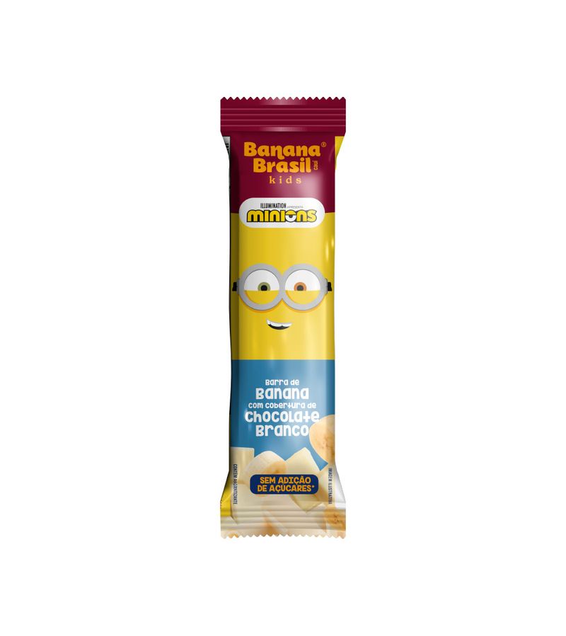 Barra-Banana-Brasil-Kids-Minions-22gr-Banana-Com-Cobertura-De-Chocolate--Branco