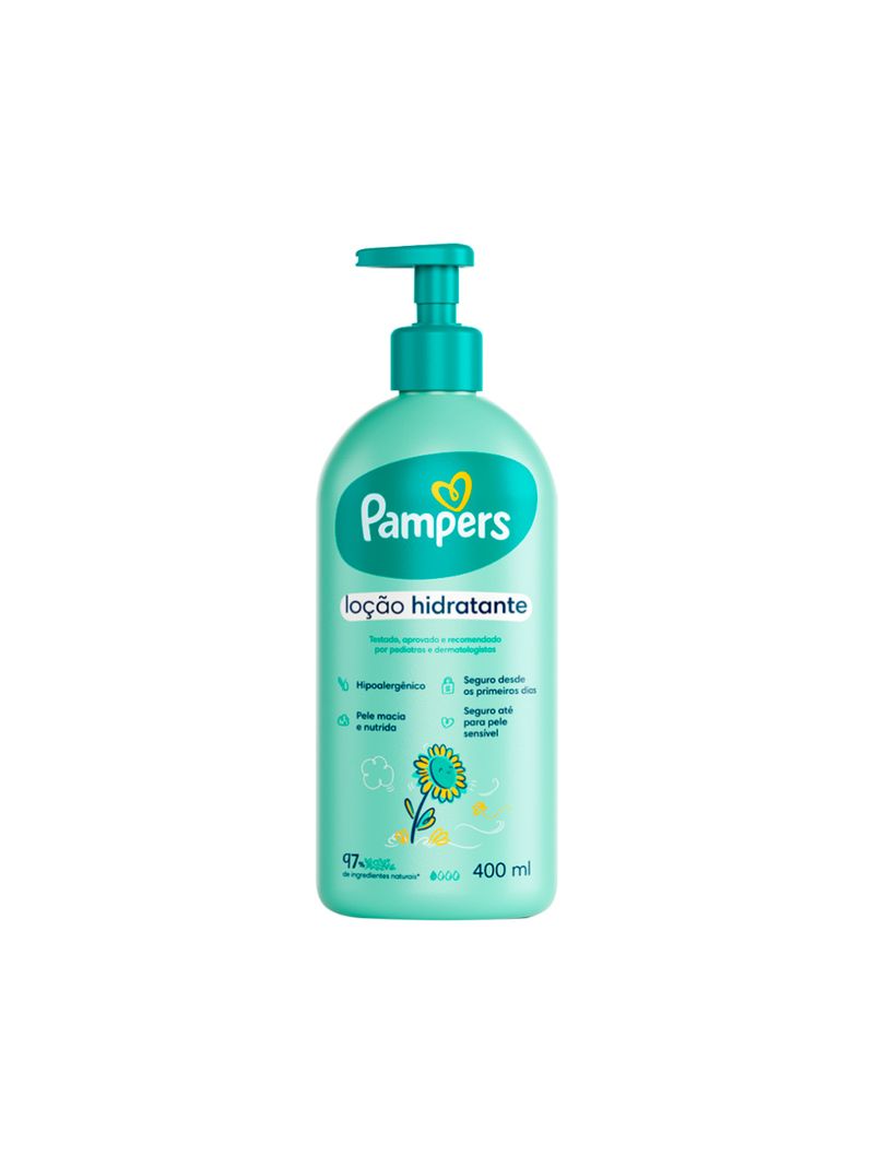 Hidratante-Pampers-400ml-Locao