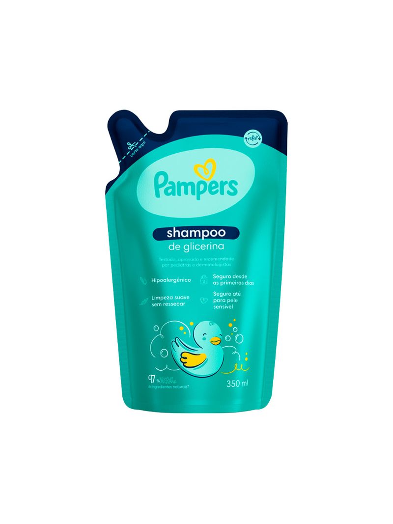 Shampoo-Pampers-350ml-Glicerina-Refil