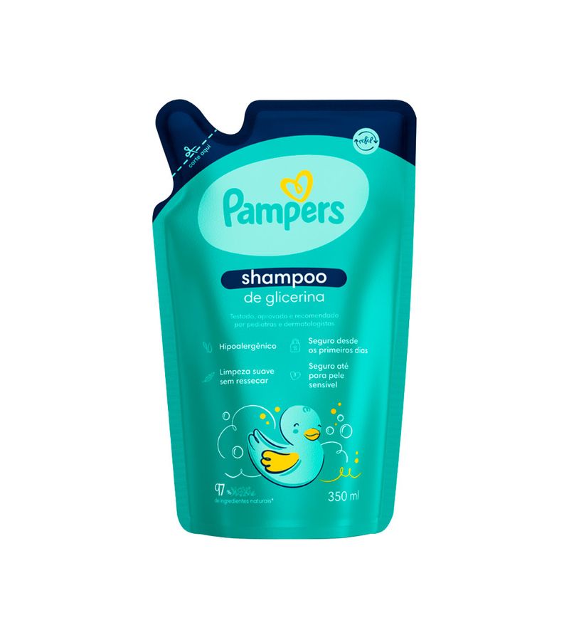 Shampoo-Pampers-350ml-Glicerina-Refil