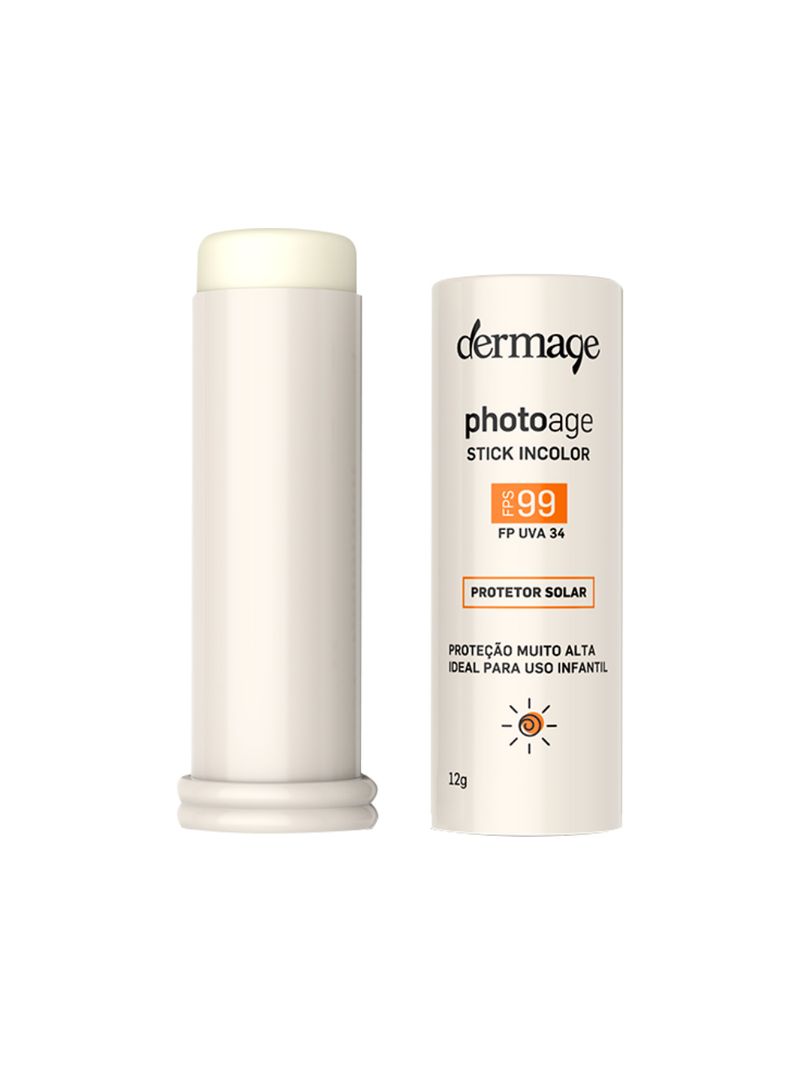 Protetor-Solar-Dermage-Photo-Age-Stick-12gr-Fps99-Incolor