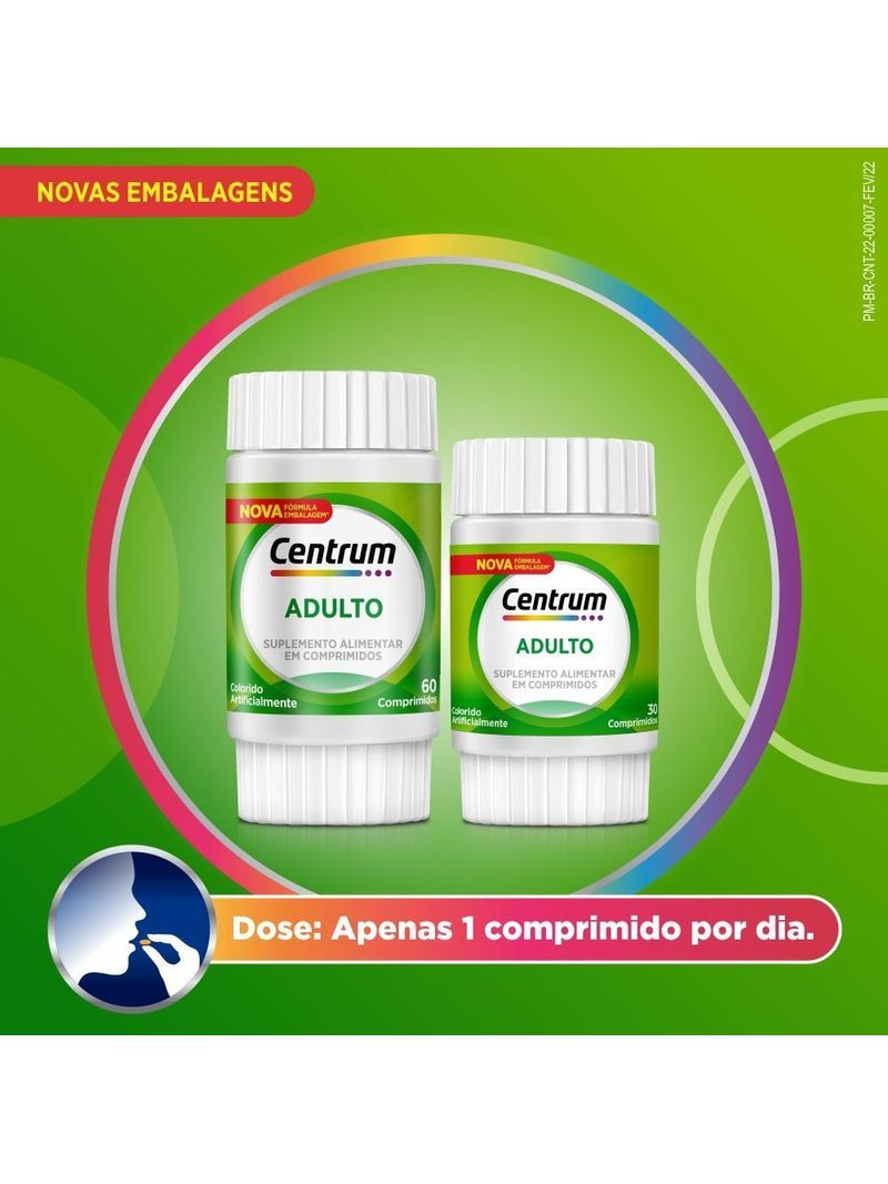 Kit-Centrum-Multivitaminico-Adulto-Com-Vitaminas-De-A-A-Z-30---60-Comp.