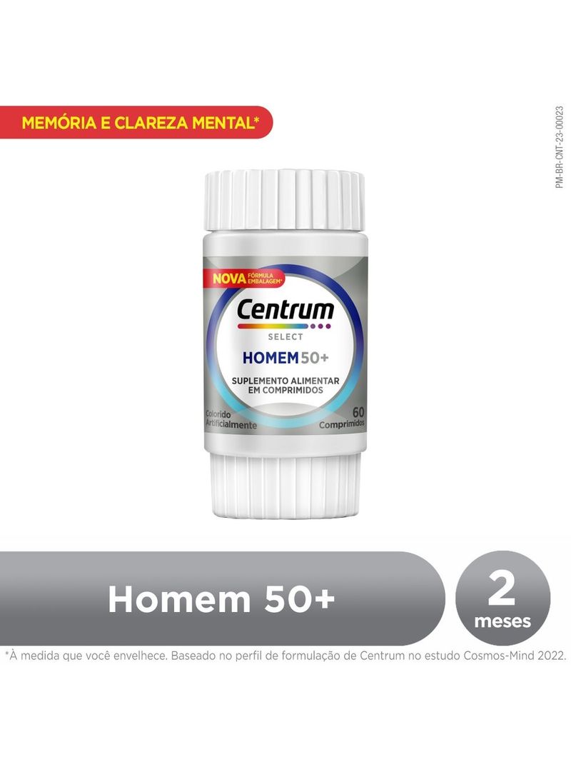 Centrum-Select-Suplemento-Vitama«nico-Homem-50---Vitaminas-De-A-A-Z--60--Comprimidos