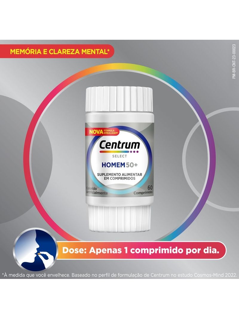 Centrum-Select-Suplemento-Vitama«nico-Homem-50---Vitaminas-De-A-A-Z--60--Comprimidos