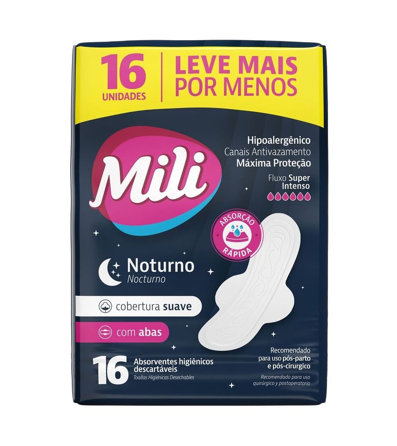 Absorvente-Mili-Noturno-Com-16--Leve-pague--Suave-Com-Abas-Especial