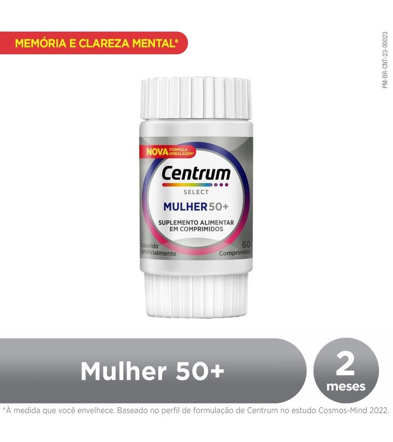 Centrum-Select-Multivitaminico-Mulher-50---Vitaminas-De-A-A-Z-60-Comp