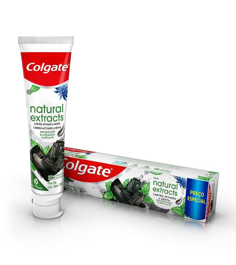 Gel-Dental-Colgate-Natural-Extracts-140g-Carvao-Especial