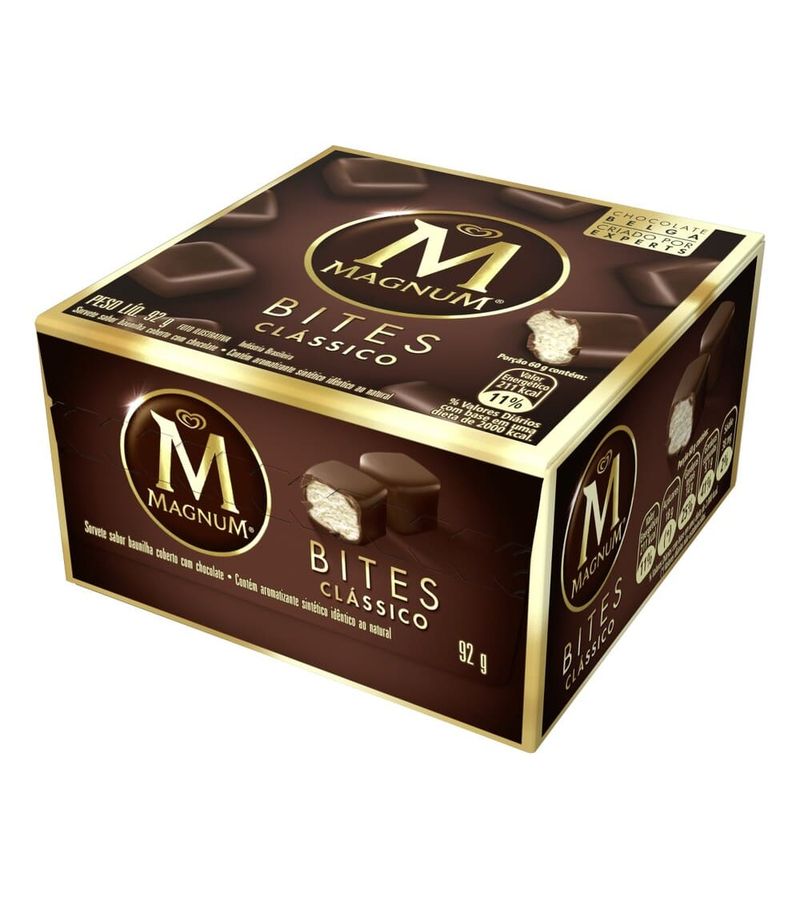 Kibon-Sorvete-Magnum-92-Gramas-Bites-Classico-Sabor-Baunilha-Coberto-Com--Chocolate