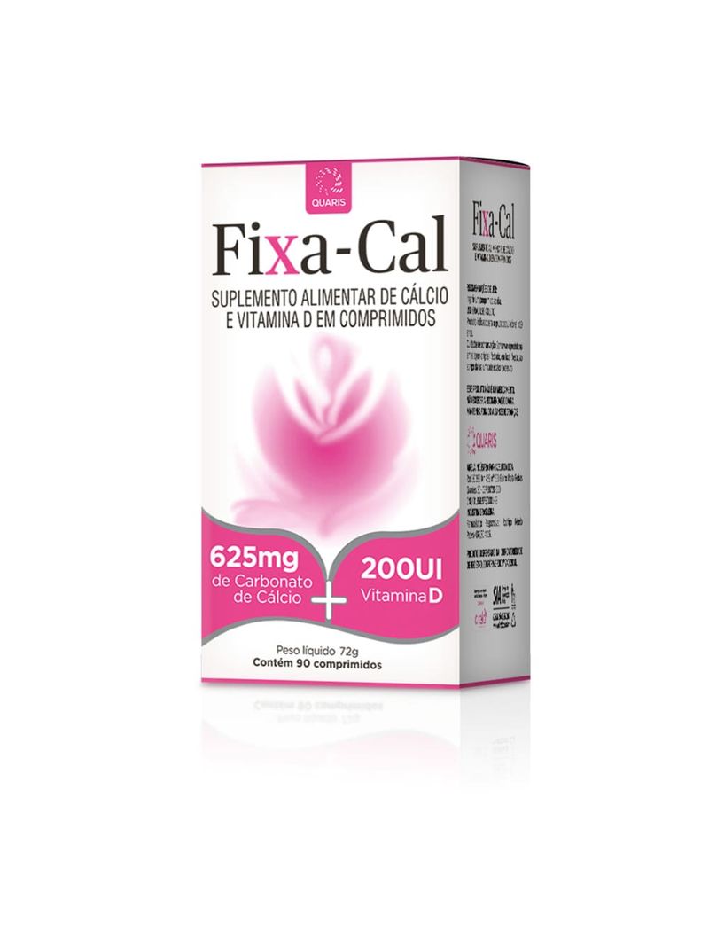 Fixa-cal-Caªlcio-Vitamed-625mg-Com-90-Comprimidos