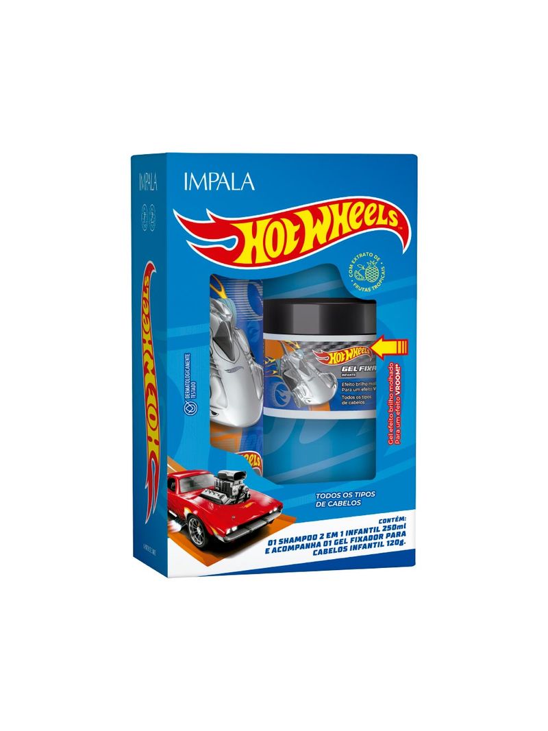 Shampoo-gel-Fixador-Impala-Hot-Wheels-250ml-120g-Prata