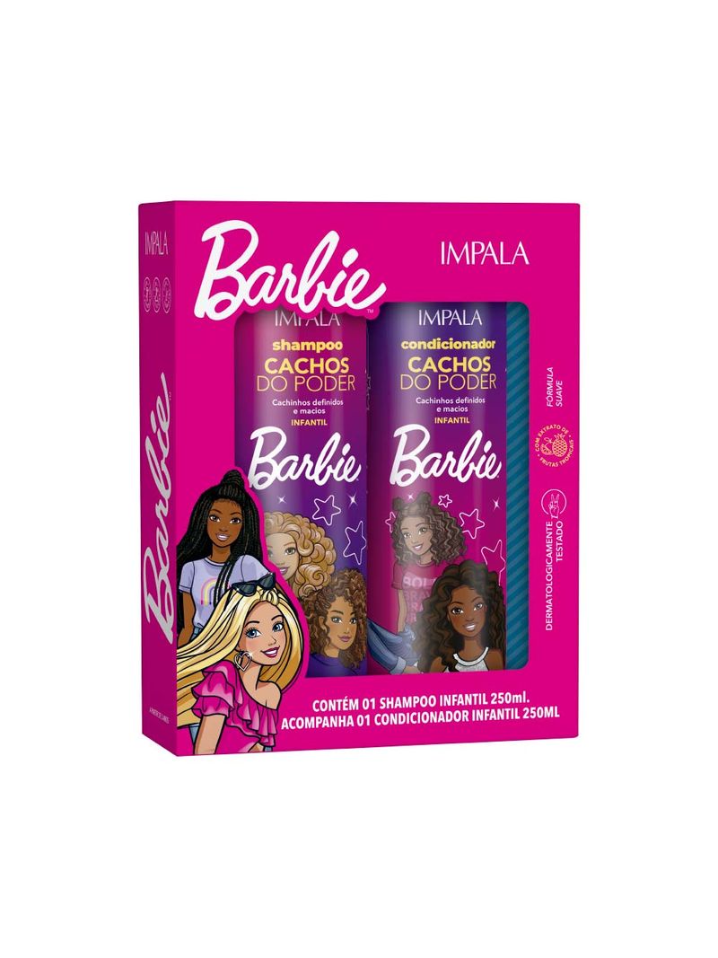 Shampoo-condicionador-Impala-Barbie-250ml-250ml-Cachos-Do-Poder