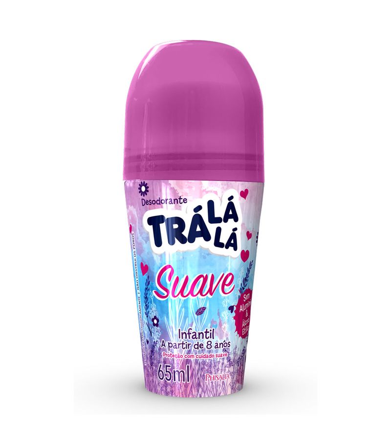 Desodorante-Tra-La-La-Kids-Infantil-65ml-Roll-On-Suave