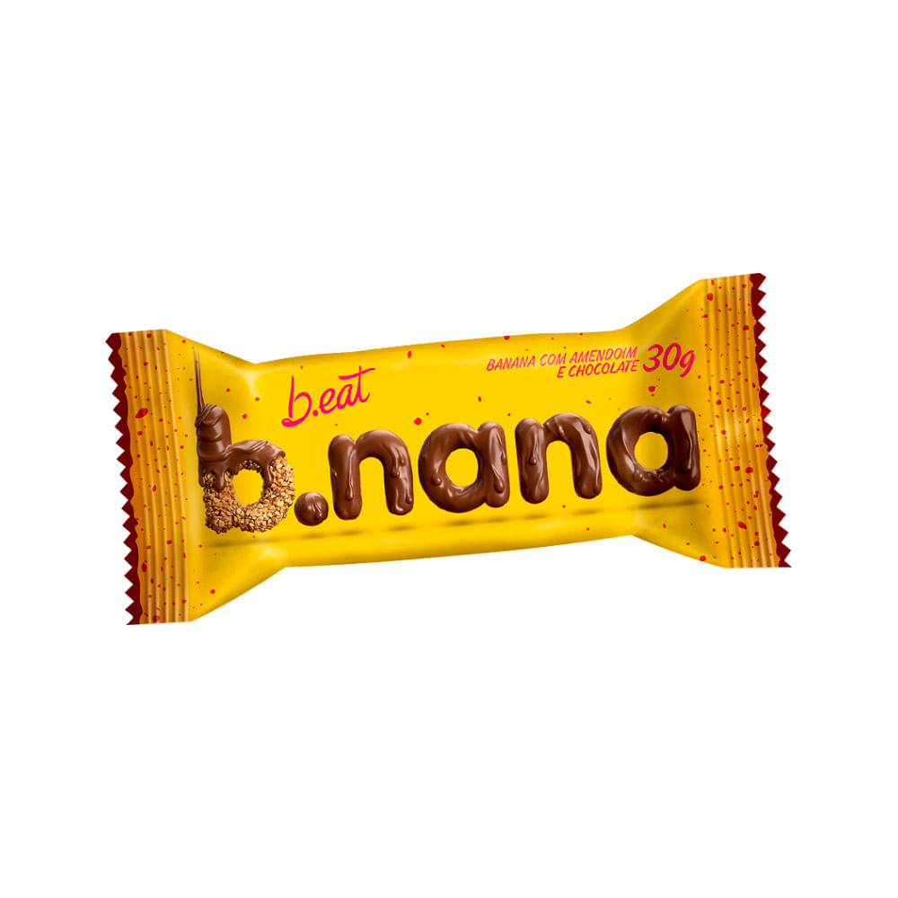 Barra B.nana B.eat 30gr Com Amendoim E Chocolate - Preço Popular