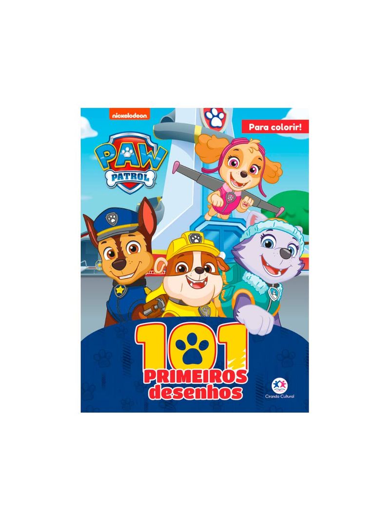 Livro-Patrulha-Canina-Com-1-101-Primeiros-Desenhos