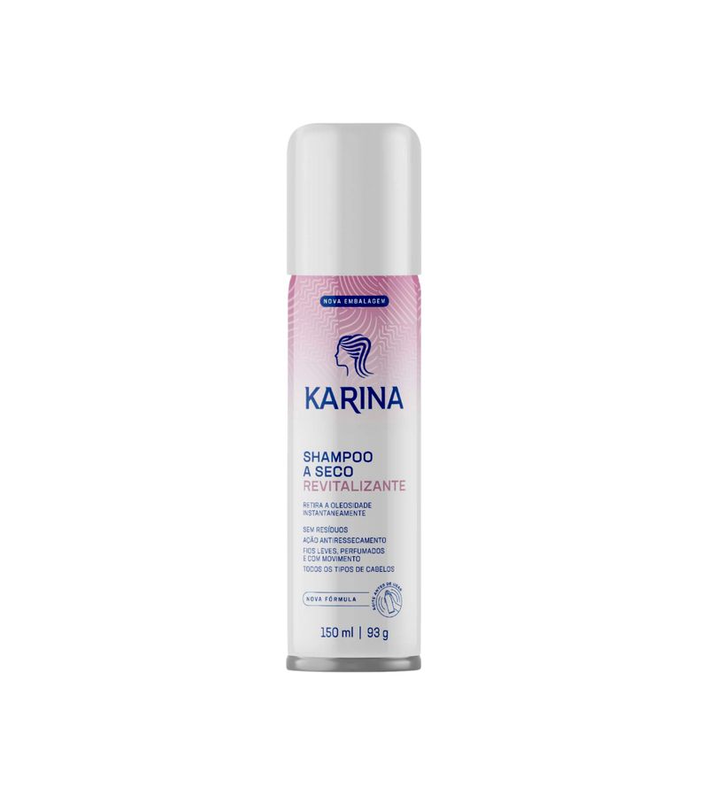 Shampoo A Seco Karina Revitalizante 150ml Preço Popular