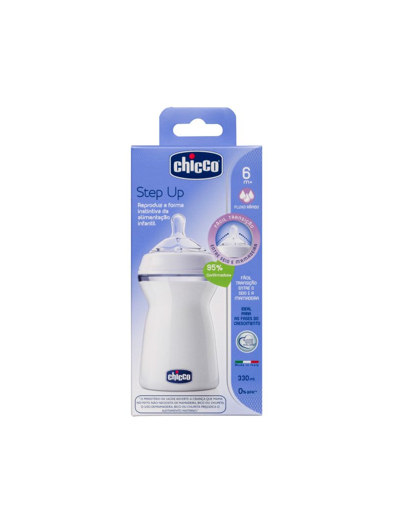 Mamadeira-Chicco-Step-Up-330ml-Fluxo-Rapido