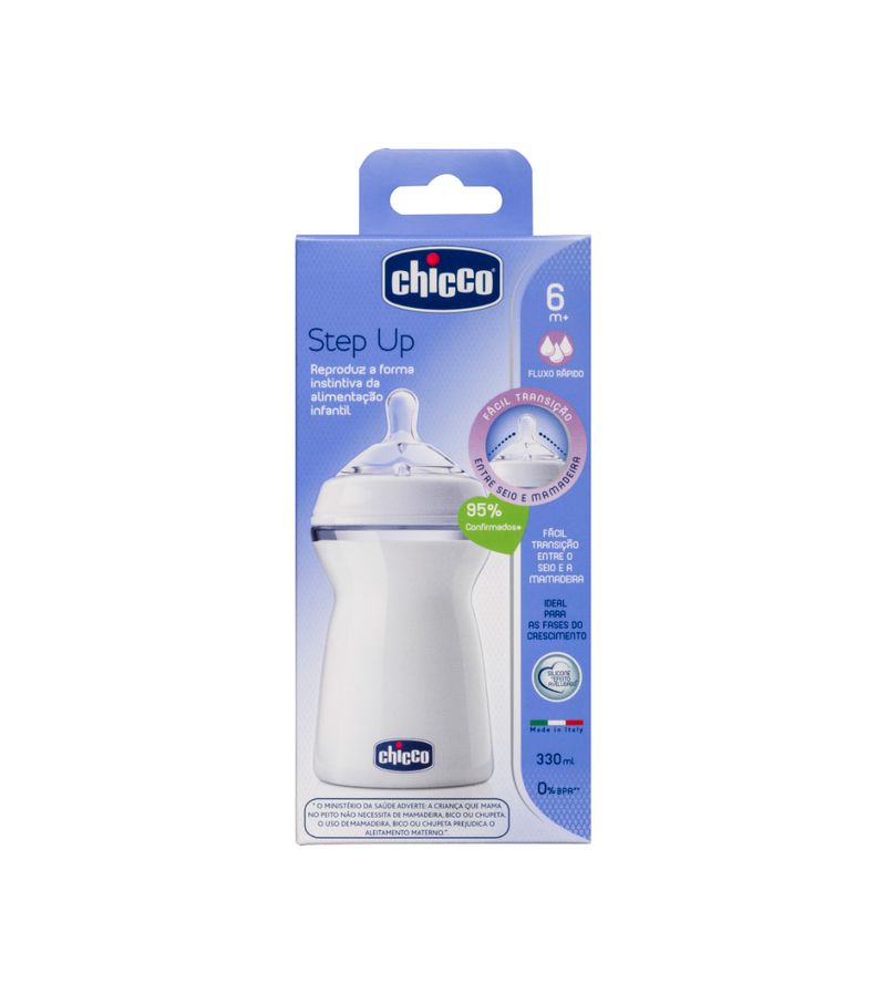 Mamadeira-Chicco-Step-Up-330ml-Fluxo-Rapido