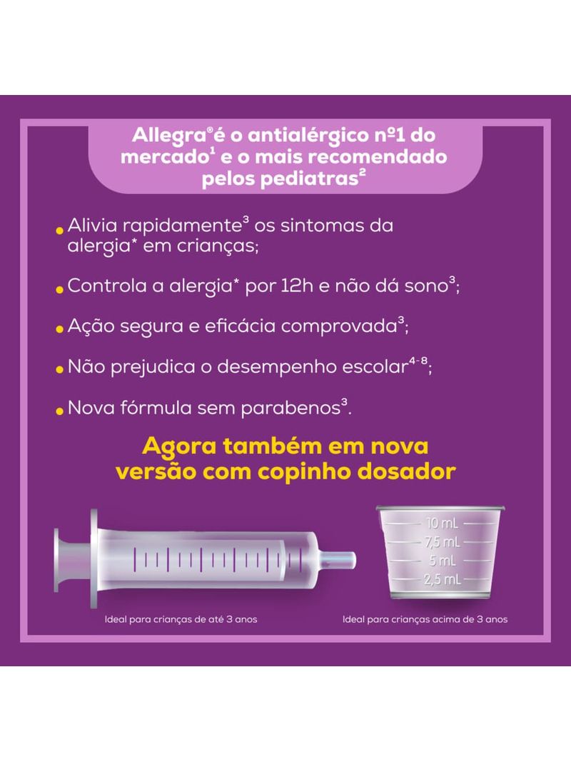 Antialergico-Infantil-Allegra®-Pediatrico-6mg-ml-Suspensao-Oral-60ml