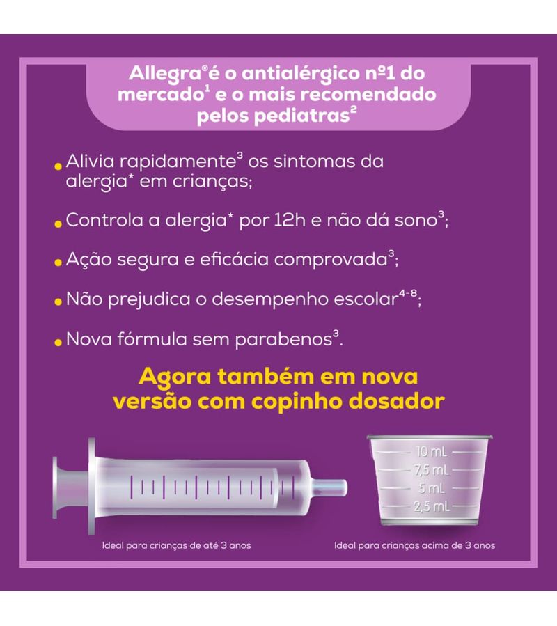 Antialergico-Infantil-Allegra®-Pediatrico-6mg-ml-Suspensao-Oral-60ml