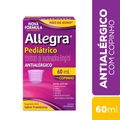 Antialergico Allegra Pediatrico Fexofenadina 6mg/ml Sabor Framboesa 60ml  Com Copinho