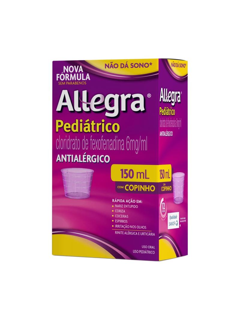 Allegra-Pediatrico-150ml-6mg-ml-Sabor-Framboes-Com-Copo-Dosador