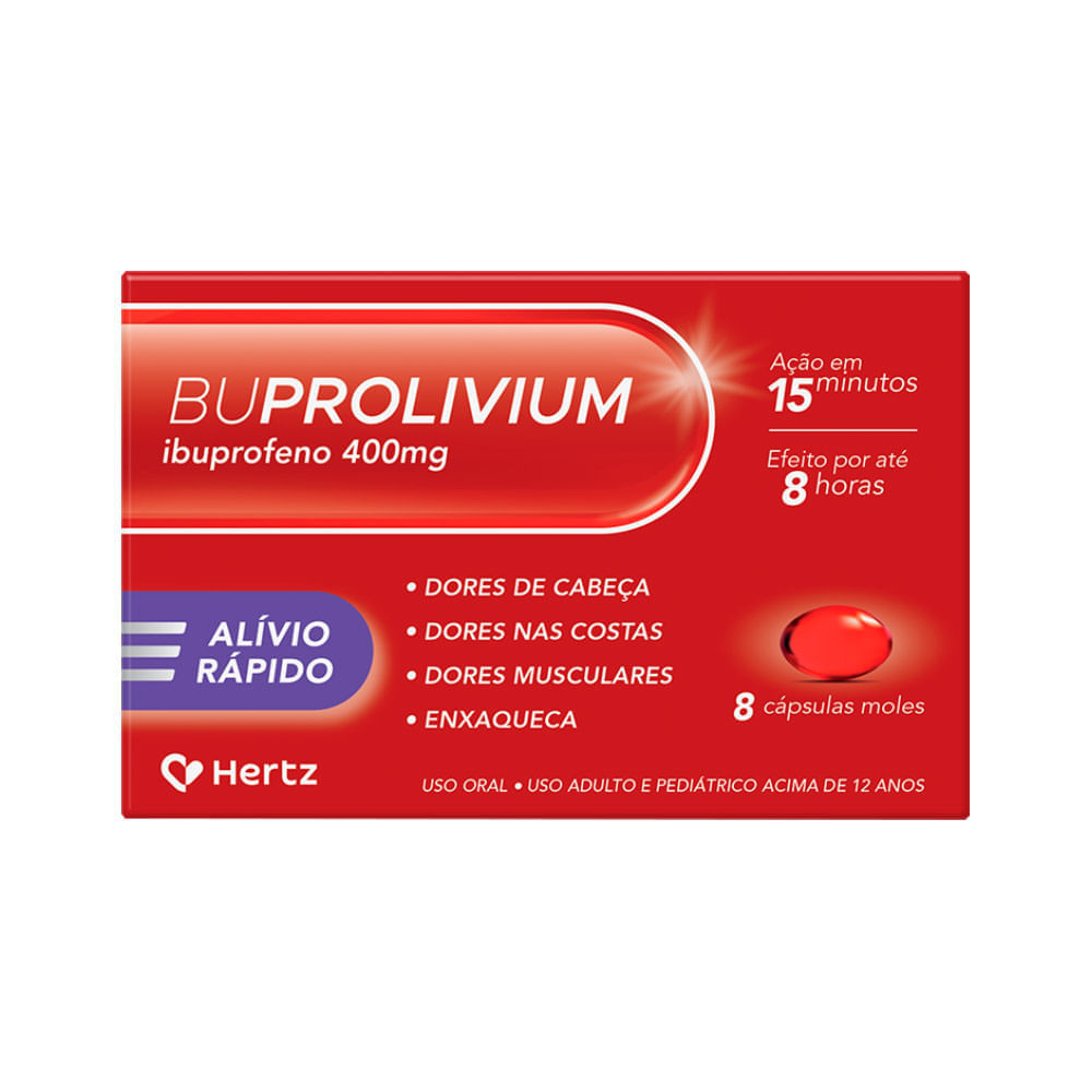 IBUFLEX 400MG COM 8 CÁPSULAS - Preço Popular