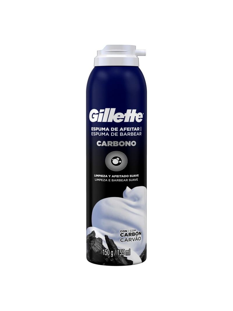 Espuma-Gillette-Barbear-150gr-Carbono