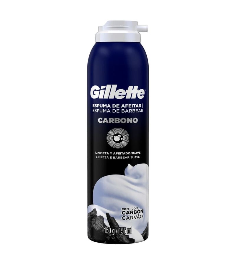 Espuma-Gillette-Barbear-150gr-Carbono