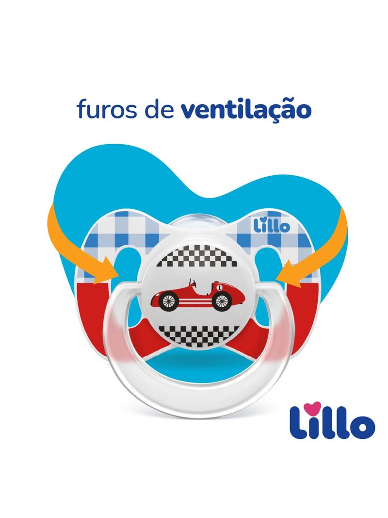 Chupeta-Lillo-Funny-Silicone-Ortodontico-Azul-N.2-Ref-649720