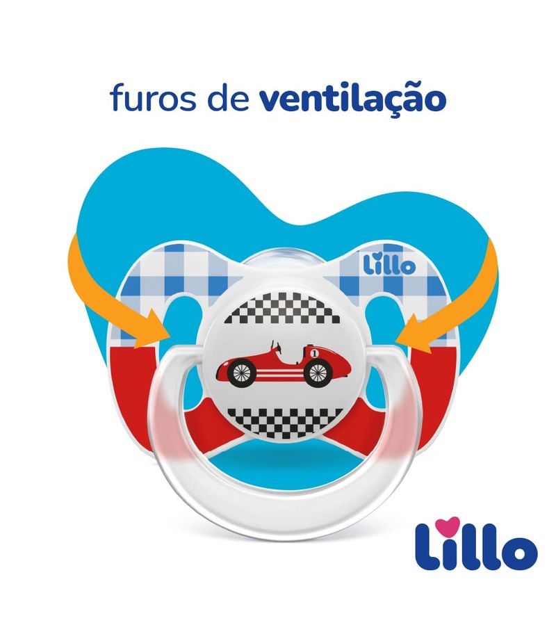 Chupeta-Lillo-Funny-Silicone-Ortodontico-Azul-N.2-Ref-649720