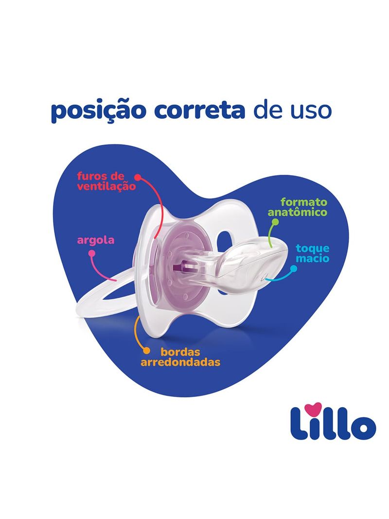 Chupeta-Lillo-Funny-Silicone-Ortodontico-Azul-N.2-Ref-649720
