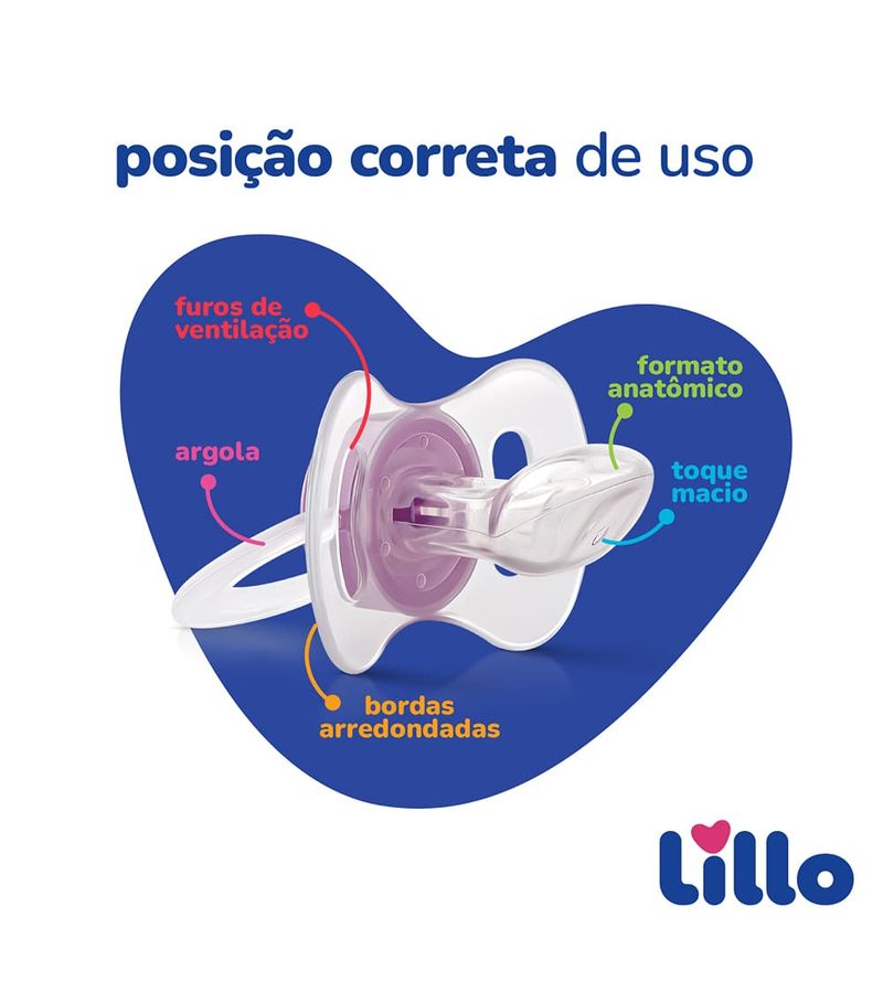 Chupeta-Lillo-Funny-Silicone-Ortodontico-Azul-N.2-Ref-649720
