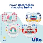 Chupeta-Lillo-Funny-Silicone-Ortodontico-Azul-N.2-Ref-649720