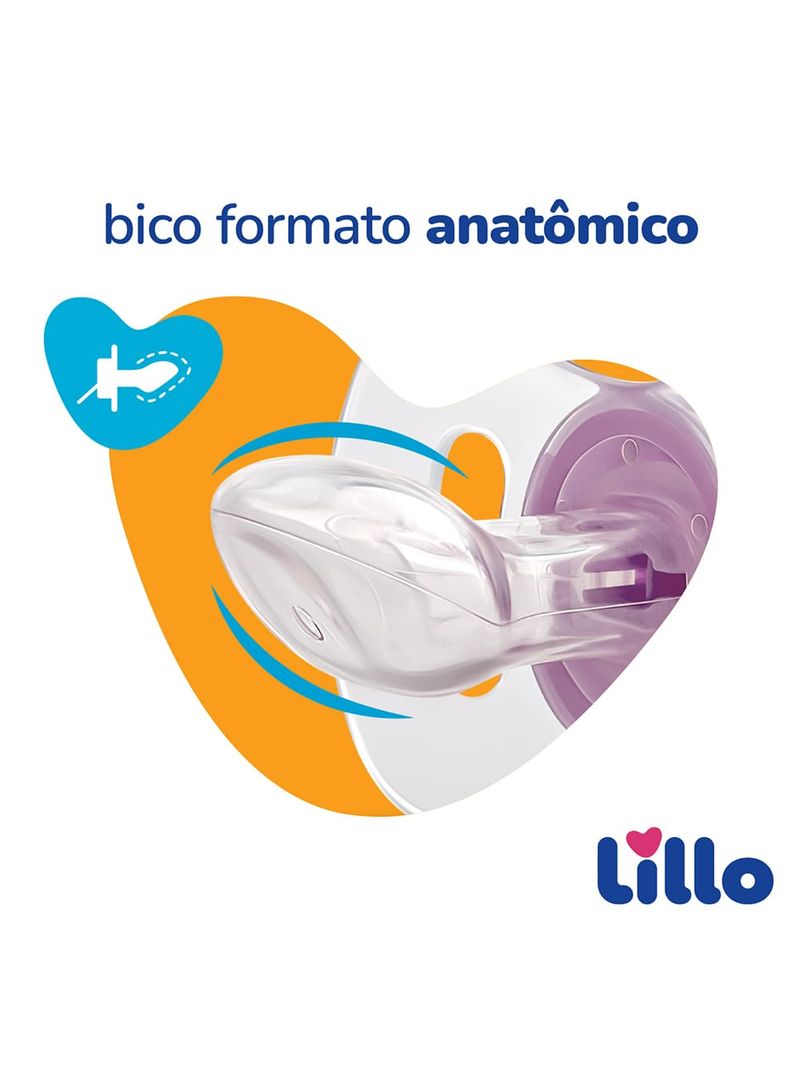 Chupeta-Lillo-Funny-Silicone-Ortodontico-Rosa-N.2-Ref-649730