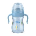 Mamadeira Lillo Evolution 240ml Com Alca Azul