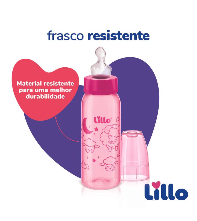 Mamadeira-Lillo-Cores-Divertidas-240ml-Silicone-Rs-Ref.633831