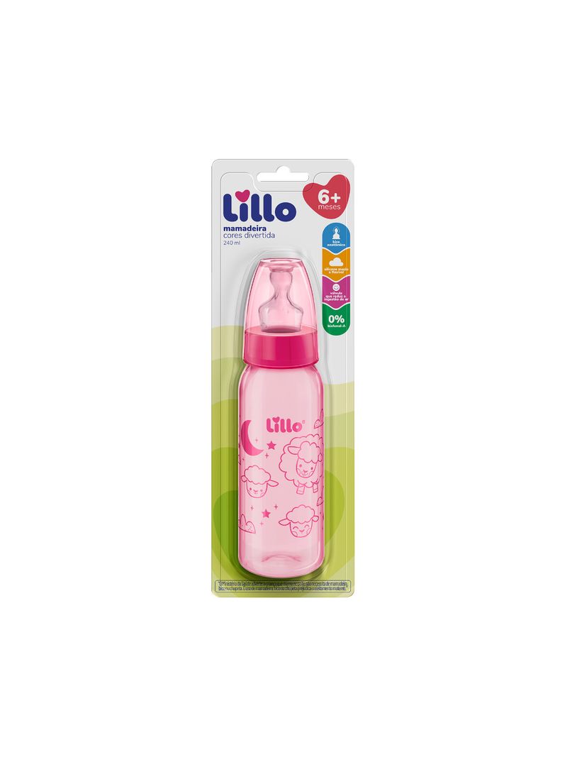 Mamadeira-Lillo-Cores-Divertidas-240ml-Silicone-Rs-Ref.633831