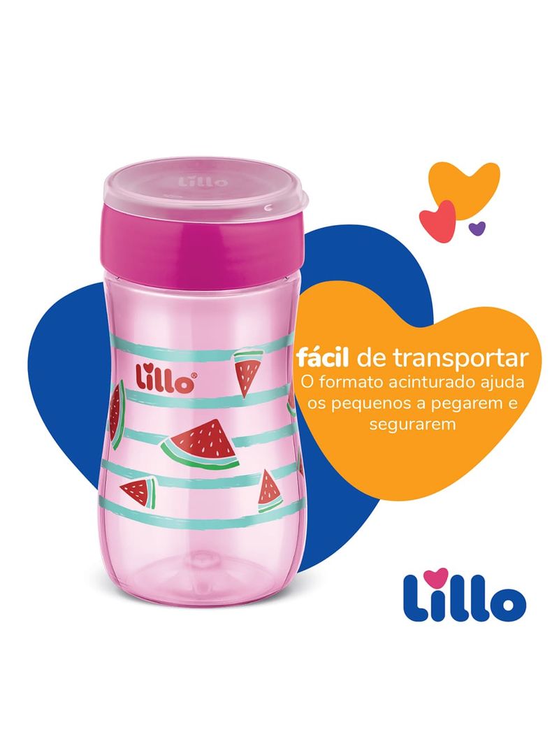 Copo-Lillo-Super-Evolution-360-300ml-Menina-Rosa
