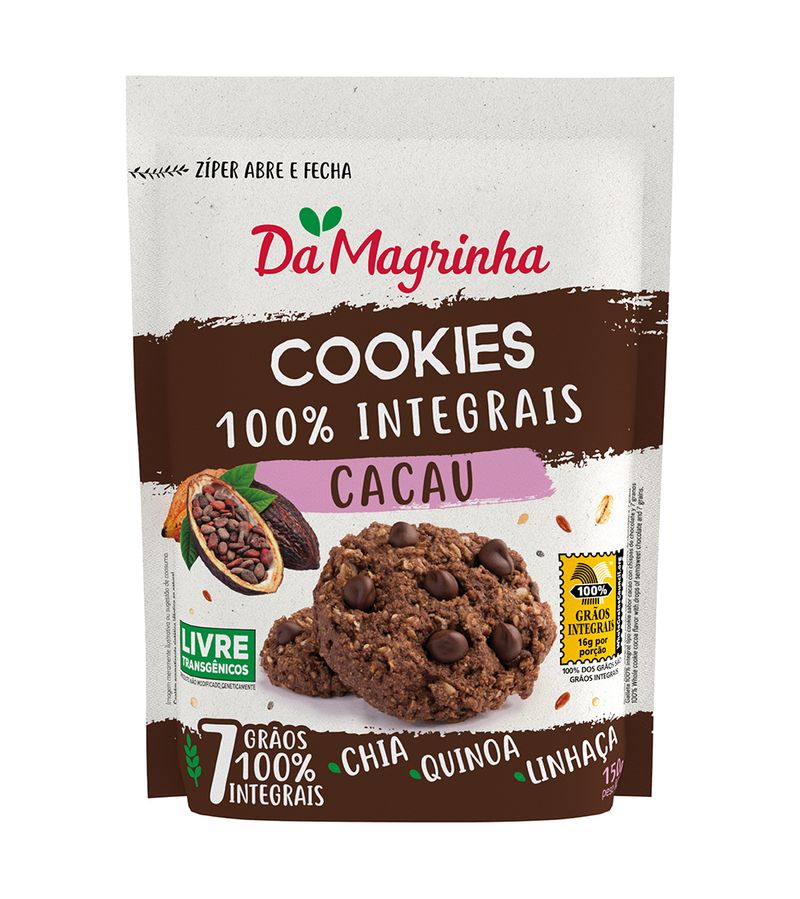 Cookies-Magrinha-100--Integral-150gr-Cacau