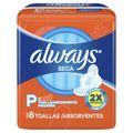 Absorvente Always Super Protecao Seca Com Abas 8 Unidades