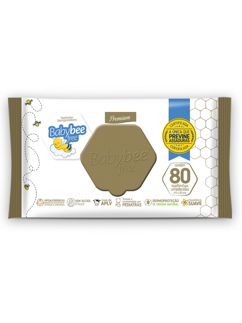 Toalha-Umedecido-Baby-Bee-Free-Com-80-Dermoprotetora
