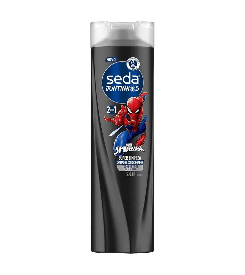 Shampoo-Seda-Juntinhos-300ml-Spider-man-Super-Limpeza