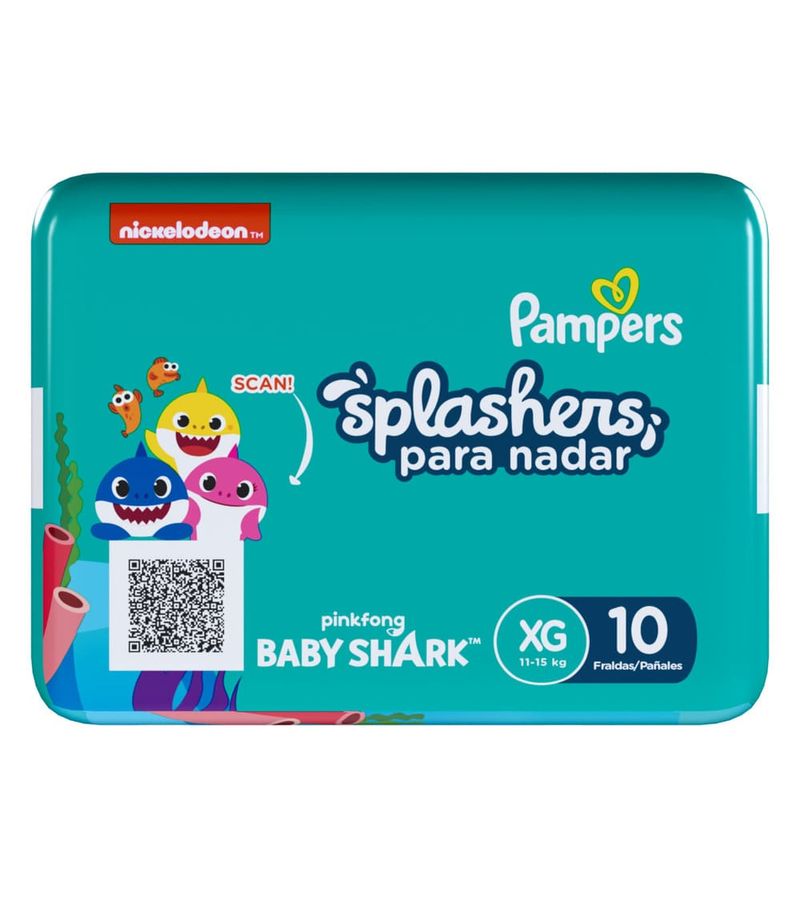 Fralda-Pampers-Splashers-Com-10-Tamanho-Xg