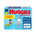 Fralda Huggies Tripla Protecao Com 44 Leve + Pague - Xxg Mega Especial