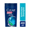 Shampoo Anticaspa Clear Men Ice Cool Menthol 400ml